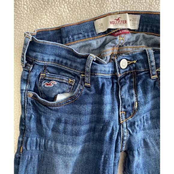 HOLLISTER Social Stretch 3R Women’s 26W 31L Blues Jeans EUC No Rips/Holes# - Picture 3 of 6
